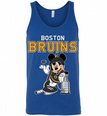 Mickey Boston Bruins With The Stanley Cup Hockey Nhl Tank - zezetee