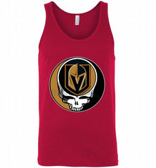 NHL TEAM VEGAS GOLDEN KNIGHTS X GRATEFUL DEAD LOGO BAND Tank - zezetee