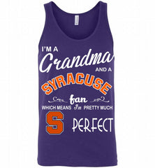 I'M A Grandma And A Syracuse Orange Fan Tank - zezetee