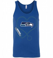Nurse Heartbeat Seattle Seahawks Tank - zezetee