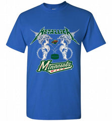 Metallica Minnesota Wild Logo Shirt - zezetee