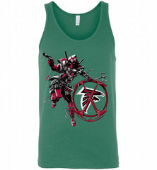 Deadpool Assassin Atlanta Falcons Fan Tank - zezetee