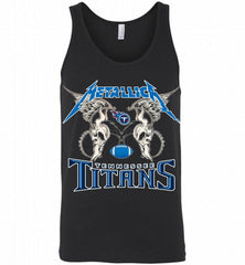 Metallica Tennessee Titans Logo Tank - zezetee