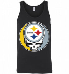 Pittsburgh Steelers Grateful Dead Logo Band Tank - zezetee