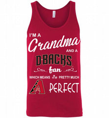 I'M A Grandma And A Arizona Diamondbacks Fans Gift Tank - zezetee