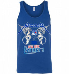 Metallica New York Rangers Logo Tank - zezetee