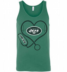 Nurse Heartbeat New York Jets Tank - zezetee