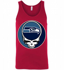 Seattle Seahawks Grateful Dead Logo Band Tank - zezetee