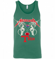 Metallica Louisiana Tech Bulldogs Logo Tank - zezetee