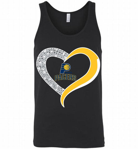 Indiana Pacers In Diamond Heart Tank - zezetee