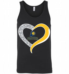 Indiana Pacers In Diamond Heart Tank - zezetee