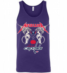 Metallica Washington Capitals Logo Tank - zezetee