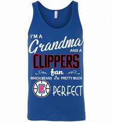 I'M A Grandma And A Los Angeles Clippers Fans Perfect Tank - zezetee