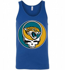 Jacksonville Jaguars Grateful Dead Logo Band Tank - zezetee