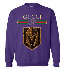 Gucci Vegas Golden Knights Logo Crewneck Sweatshirt - zezetee