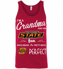 I'M A Grandma And A Oklahoma State Cowboys Fan Tank - zezetee