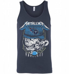 Metallica Skull Snake Tennessee Titans Tank - zezetee