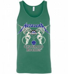 Metallica Colorado Rockies Logo Tank - zezetee