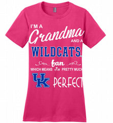 I'M A Grandma And A Kentucky Wildcats Fan Ladies Perfect - zezetee
