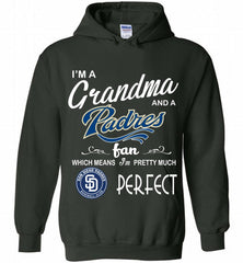 I'M A Grandma And A San Diego Padres Fans Gift Hoodie - zezetee