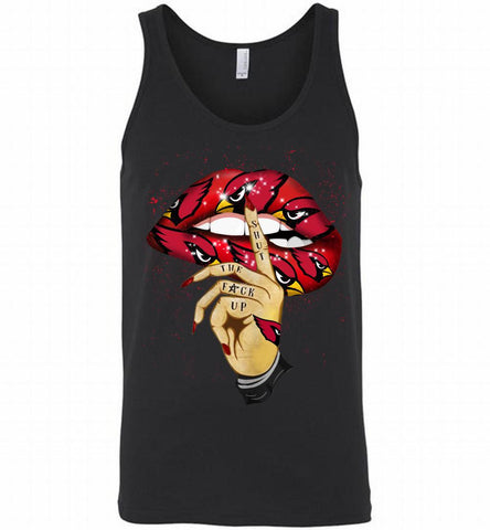 NFL Arizona Cardinals Lip Shut The Fuck Up Tank - zezetee