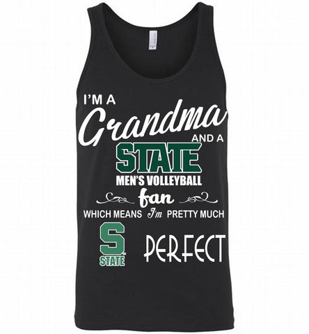 I'M A Grandma And A Michigan State Spartans Fan Tank - zezetee