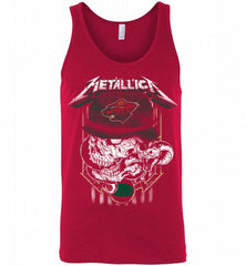 Metallica Skull Snake Minnesota Wild Tank - zezetee