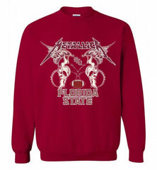 Metallica Florida State Logo Crewneck Sweatshirt - zezetee