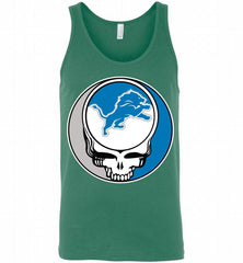 Detroit Lions Grateful Dead Logo Band Tank - zezetee