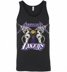Metallica Los Angeles Lakers Logo Tank