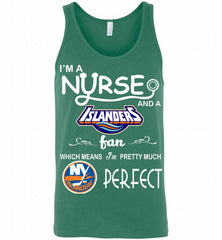 I'M A Nurse And A New York Islanders Fans Gift Tank - zezetee