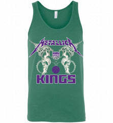 Metallica Sacramento Kings Logo Tank - zezetee