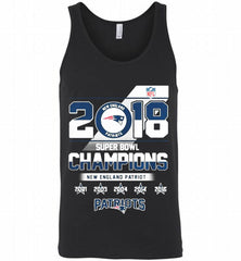 2018 SUPER BOWL CHAMPIONS NEW ENGLAND PATRIOTS Tank - zezetee