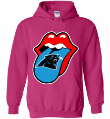 Carolina Panthers  x The Rolling Stones Logo Hoodie - zezetee