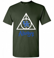 KENTUCKY WILDCATS DEATHLY HALLOWS ALWAYS GIFT Shirt - zezetee