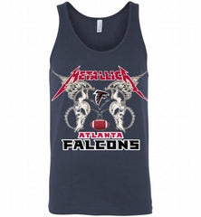 Metallica Atlanta Falcons Logo Tank - zezetee