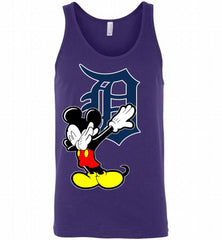 Disney Mickey Mouse Dabbing Detroit Tigers Tank - zezetee