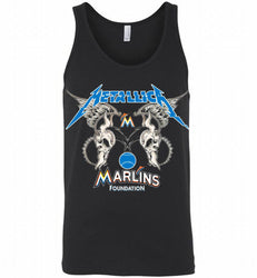 Metallica Miami Marlins Logo Tank