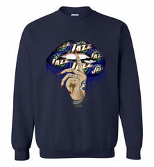 Utah Jazz Lip Shut The Fuck Up Crewneck Sweatshirt - zezetee
