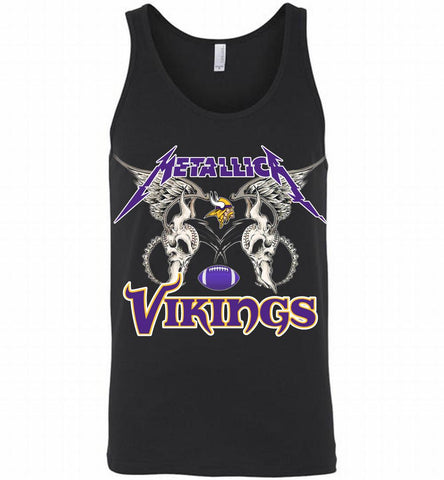 Metallica Minnesota Vikings Logo Tank - zezetee