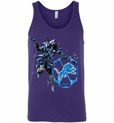 Deadpool Assassin Detroit Lions Fan Tank - zezetee