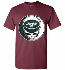 New York Jets Grateful Dead Logo Band Shirt - zezetee