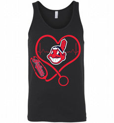 Nurse Heartbeat Cleveland Indians Tank