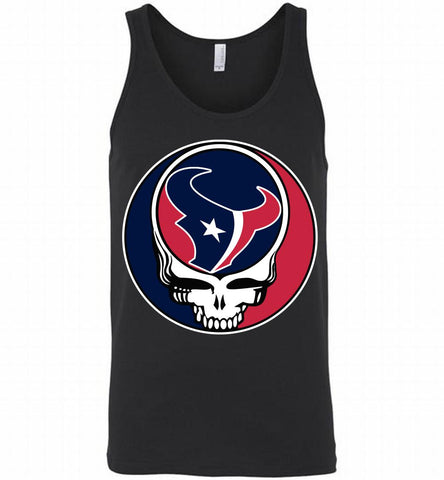 Houston Texans Grateful Dead Logo Band Tank - zezetee
