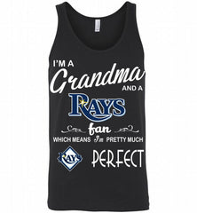 I'M A Grandma And A Tampa Bay Rays Fans Gift Tank - zezetee