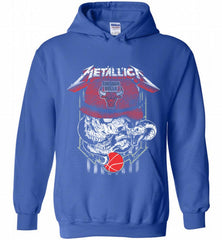 Metallica Skull Snake Chicago Bulls Hoodie - zezetee