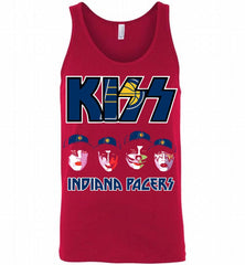 Kiss Indiana Pacers Logo Tank - zezetee
