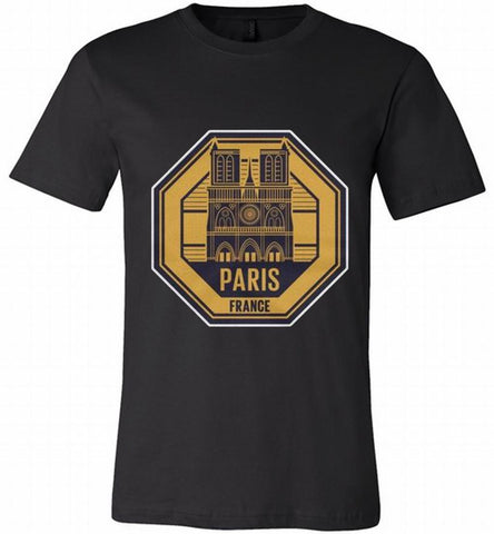 Pray For Paris Notre Dame Cathedral Fire 2019 Unisex Softstyle T-Shirt with Tear Away Label Notre-dame de Paris Canvas USA - zezetee