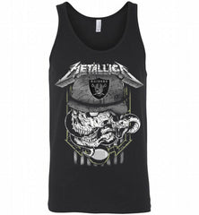 Metallica Skull Snake Oakland Raiders Tank - zezetee