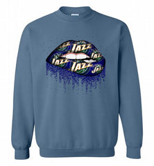 Lip Utah Jazz Crewneck Sweatshirt - zezetee